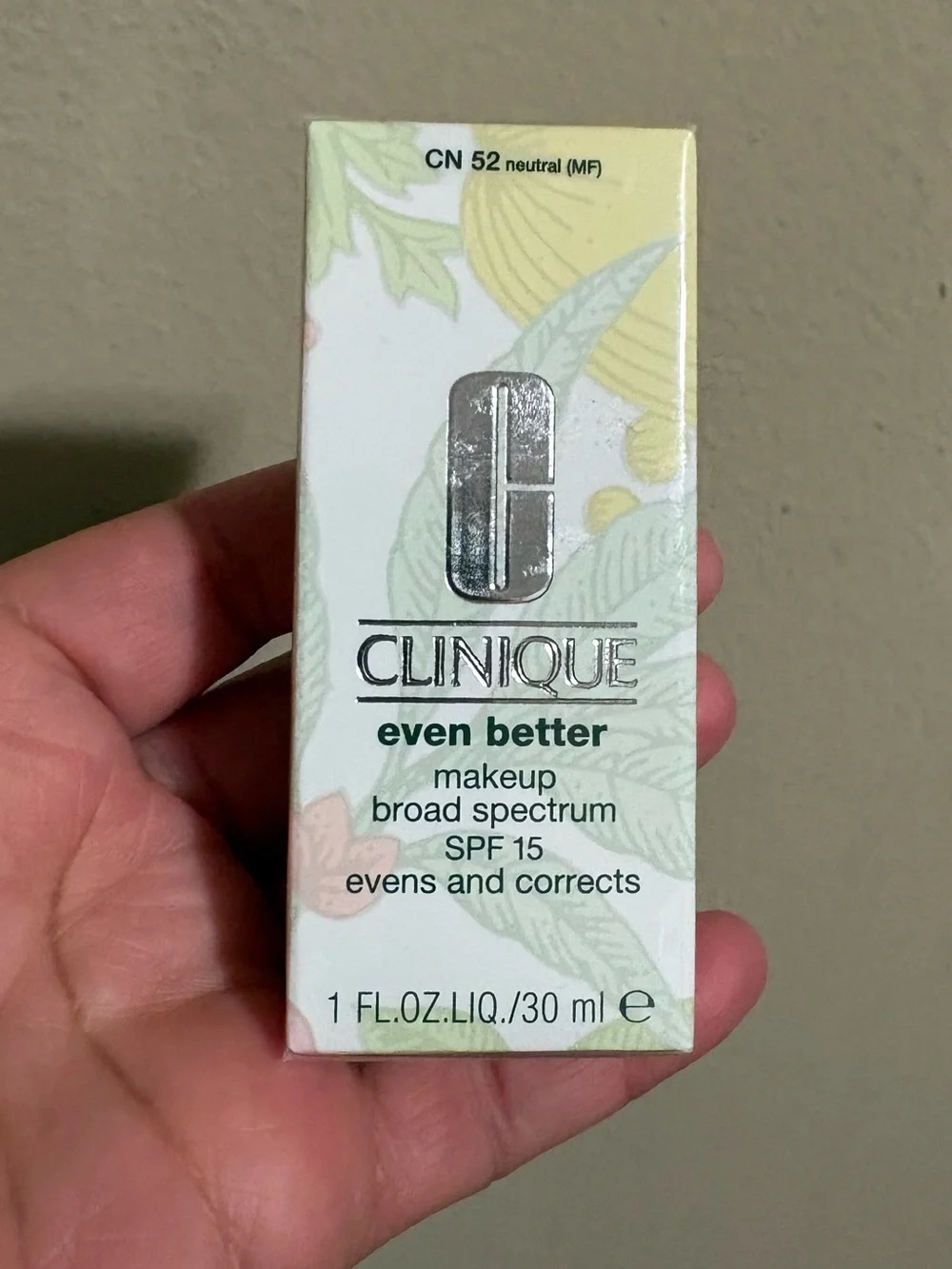 Clinique Even Better Makeup SPF 15 -CN 52 neutral (MF) Brand New Factory Sealed